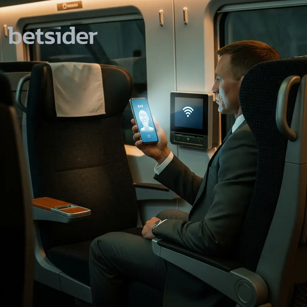 Facial recognition login while travelling